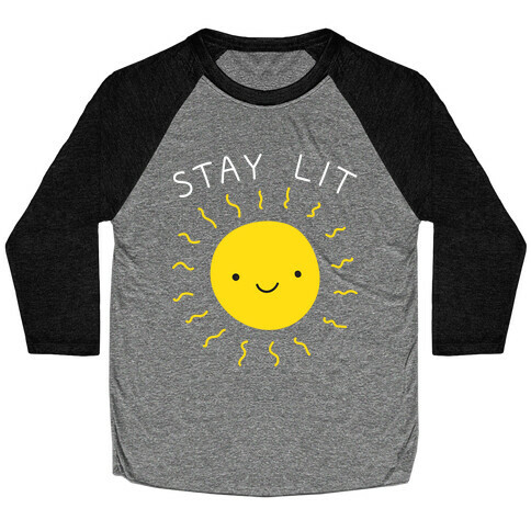 Stay Lit Sun Baseball Tee