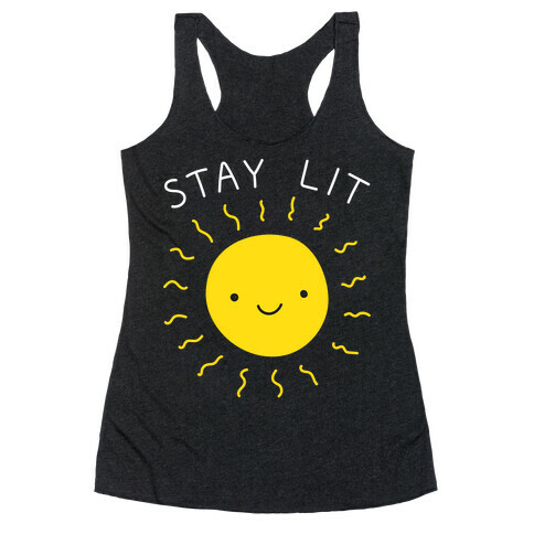 Stay Lit Sun Racerback Tank Top