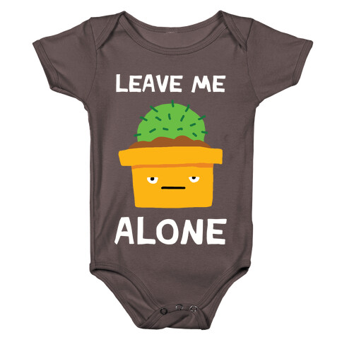 Leave Me Alone Cactus Baby One-Piece