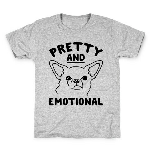 Pretty and Emotional  Kids T-Shirt