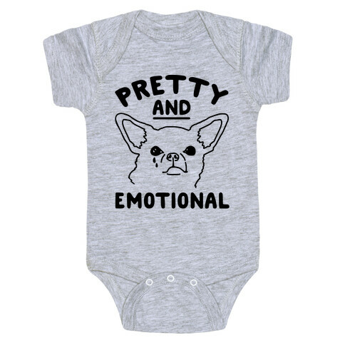 Pretty and Emotional  Baby One-Piece