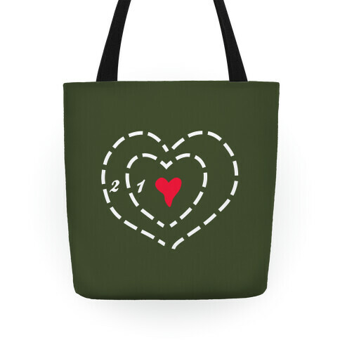 A Heart Two Sizes Too Small Tote Tote