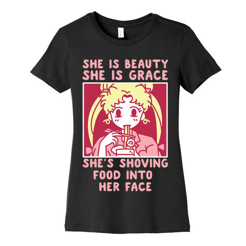 She Is Beauty Usagi Womens T-Shirt