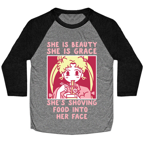 She Is Beauty Usagi Baseball Tee