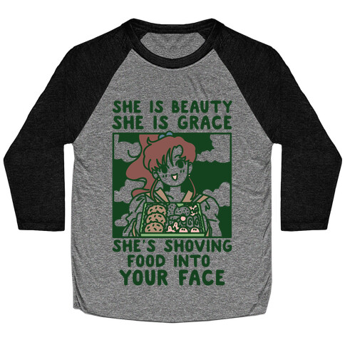 She Is Beauty Makoto Baseball Tee