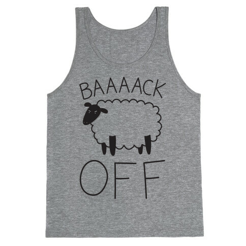 Baaaack Off Sheep Tank Top