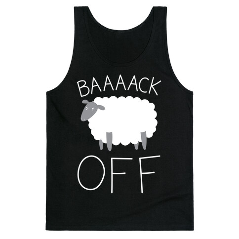 Baaaack Off Sheep Tank Top