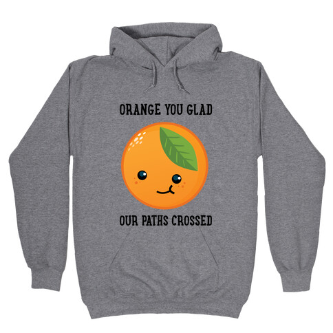 Orange You Glad Hooded Sweatshirt