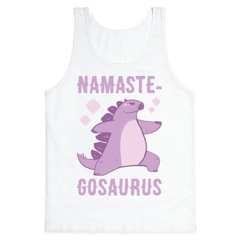 Namaste-gosaurus Tank Top