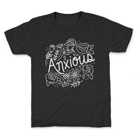 Anxious Florals Kids T-Shirt