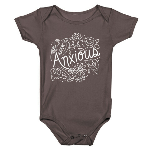 Anxious Florals Baby One-Piece