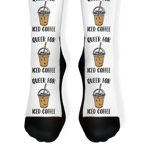 Queer For Iced Coffee  Sock
