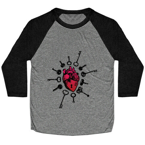 Keys To My Heart Baseball Tee