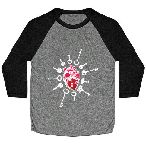 Keys To My Heart Baseball Tee