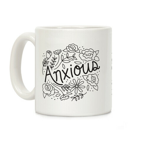 Anxious Florals Coffee Mug