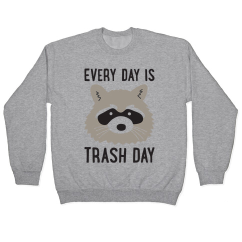 Every Day Is Trash Day Raccoon Pullover