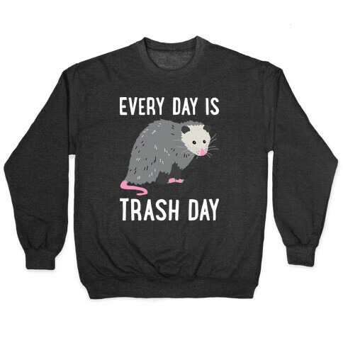 Every Day Is Trash Day Opossum Pullover
