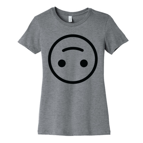 Upside-down Smiley Womens T-Shirt
