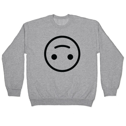 Upside-down Smiley Pullover