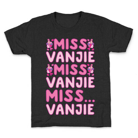 Miss Vanjie Parody White Print Kids T-Shirt
