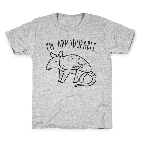 I'm Armadorable Kids T-Shirt