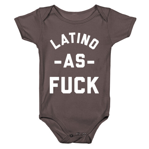 Latino as F*** Baby One-Piece