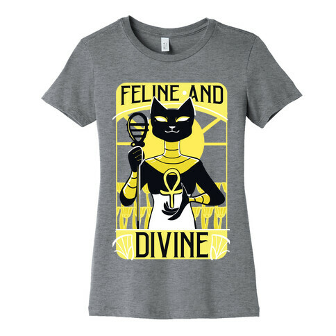 Feline and Divine Womens T-Shirt