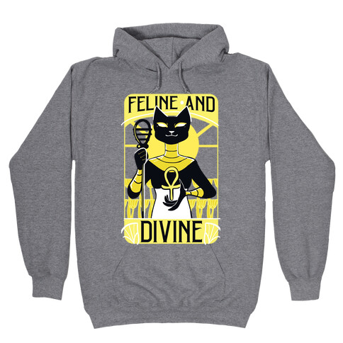 Feline and Divine Hooded Sweatshirt