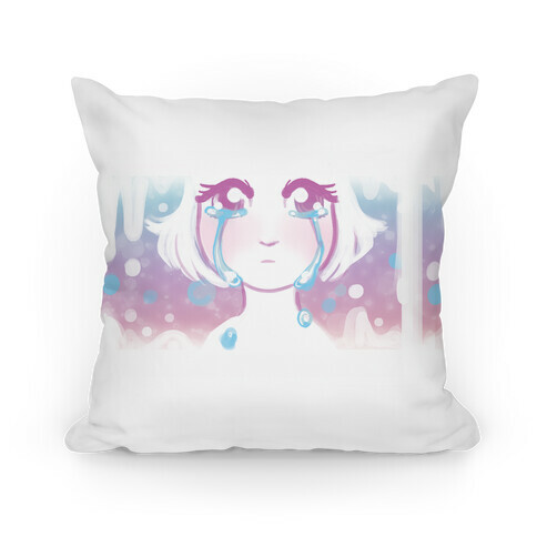 Anime Girl Tears Pillow