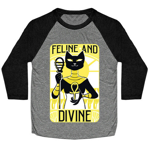 Feline and Divine Baseball Tee