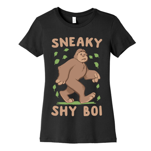 Sneaky Shy Boi Womens T-Shirt