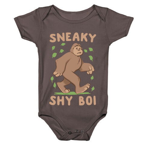 Sneaky Shy Boi Baby One-Piece