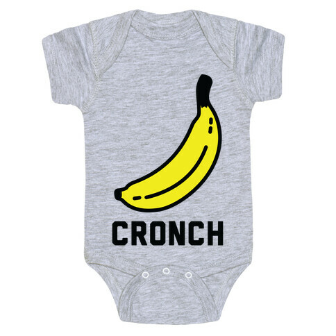 Cronch Banana Meme Baby One-Piece