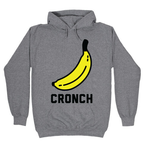 Cronch Banana Meme Hooded Sweatshirt