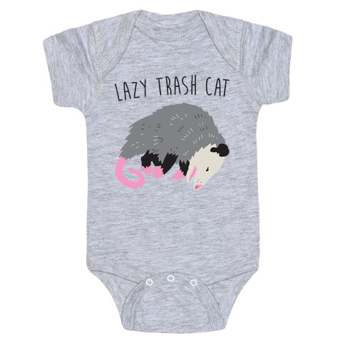 Lazy Trash Cat Baby One-Piece