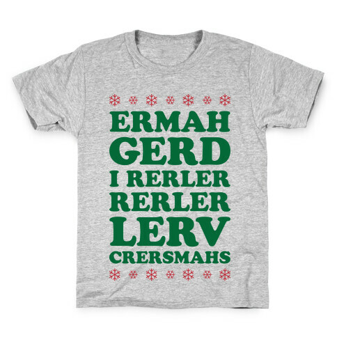 Ermahgerd Crersmahs Kids T-Shirt