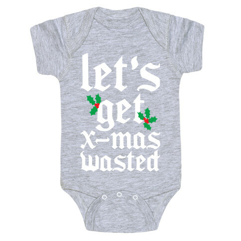 X-Mas Wasted Baby One-Piece