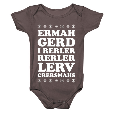 Ermahgerd Crersmahs Baby One-Piece