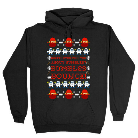 Yukon Cornelius and Bumble Ugly Sweater Hooded Sweatshirt