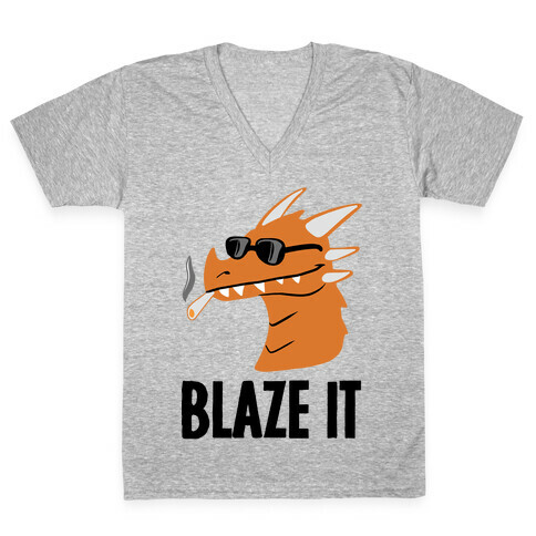 Blaze It V-Neck Tee Shirt