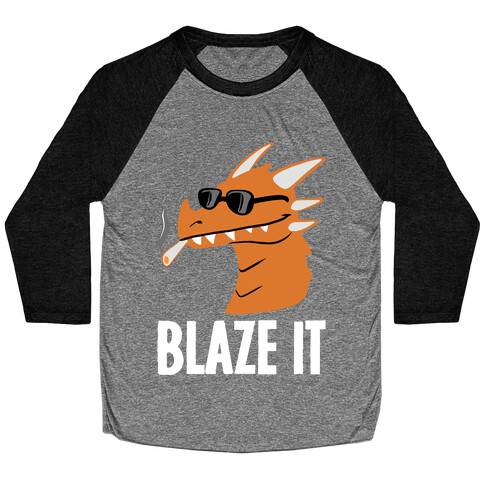 Blaze It Dragon Baseball Tee