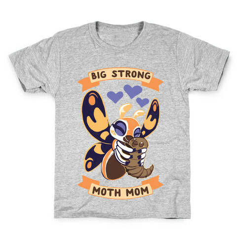 Big Strong Moth Mom Mothra Kids T-Shirt