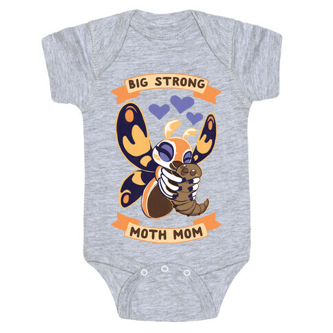 Big Strong Moth Mom Mothra Baby One-Piece