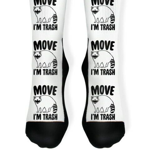 Move I'm Trash Parody Sock