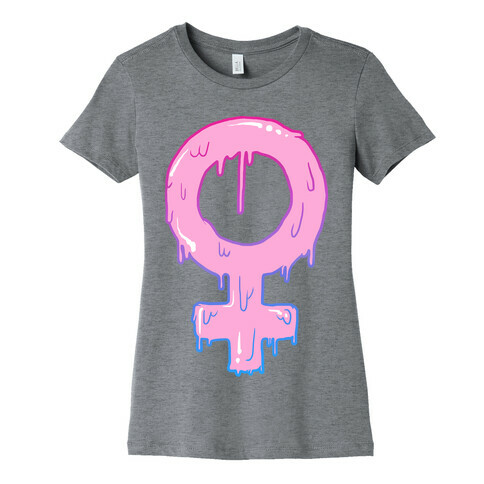 Pink Slime Feminism Womens T-Shirt