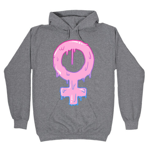 Pink Slime Feminism Hooded Sweatshirt