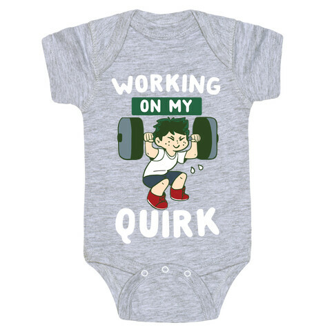 Working On My Quirk - Deku  Baby One-Piece