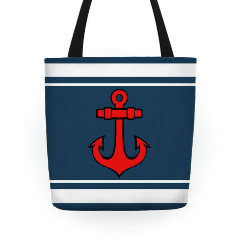 Anchors and Stripes Tote