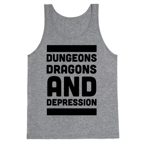 Dungeons, Dragons and Depression  Tank Top