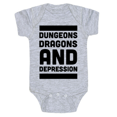 Dungeons, Dragons and Depression  Baby One-Piece